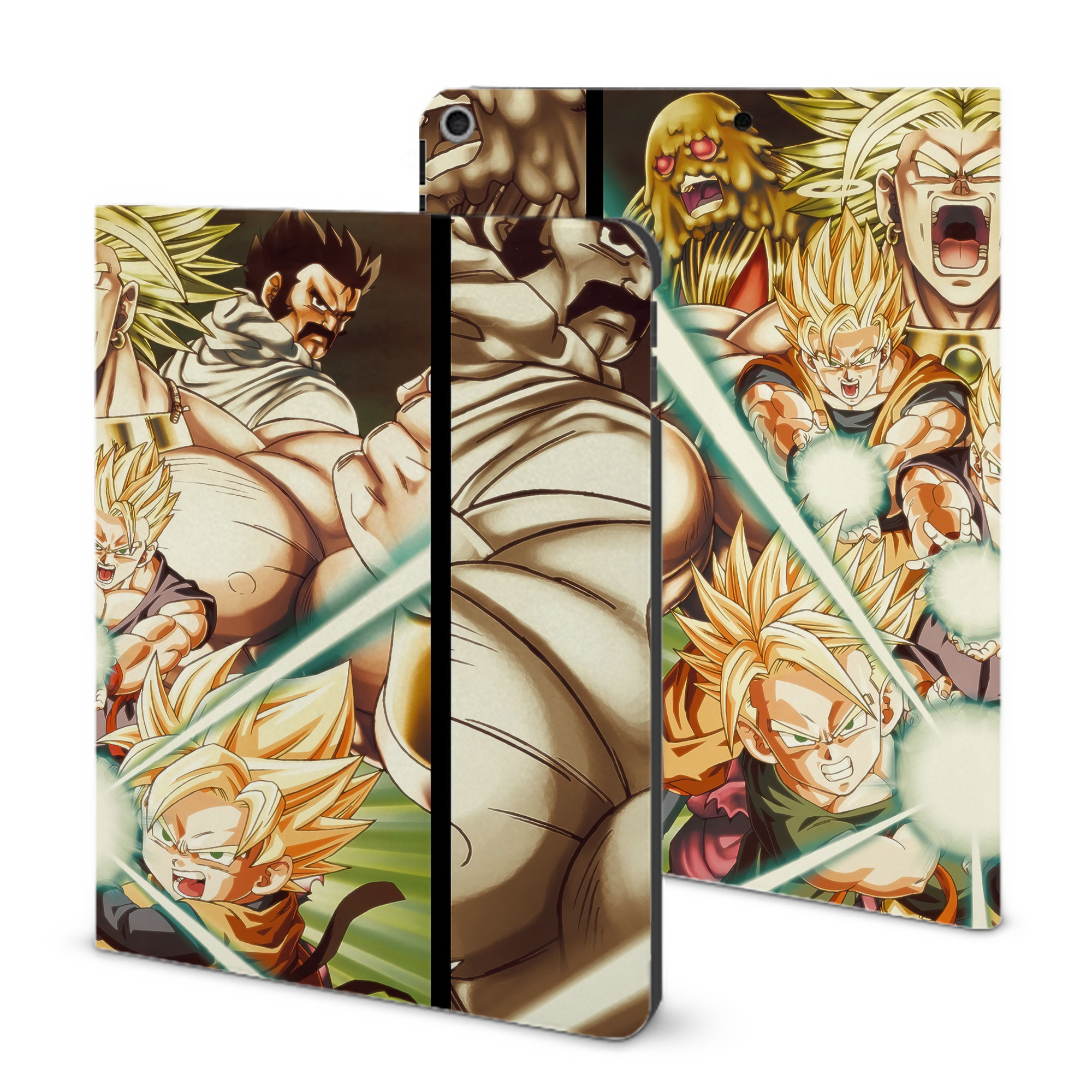 （画像用） ドラゴンボール DRAGON BALL IPad ケース ブック型 PUレザー TPU 耐衝撃 軽量 薄型 ペン収納なし 全面保護 IPad 各モデル対応
